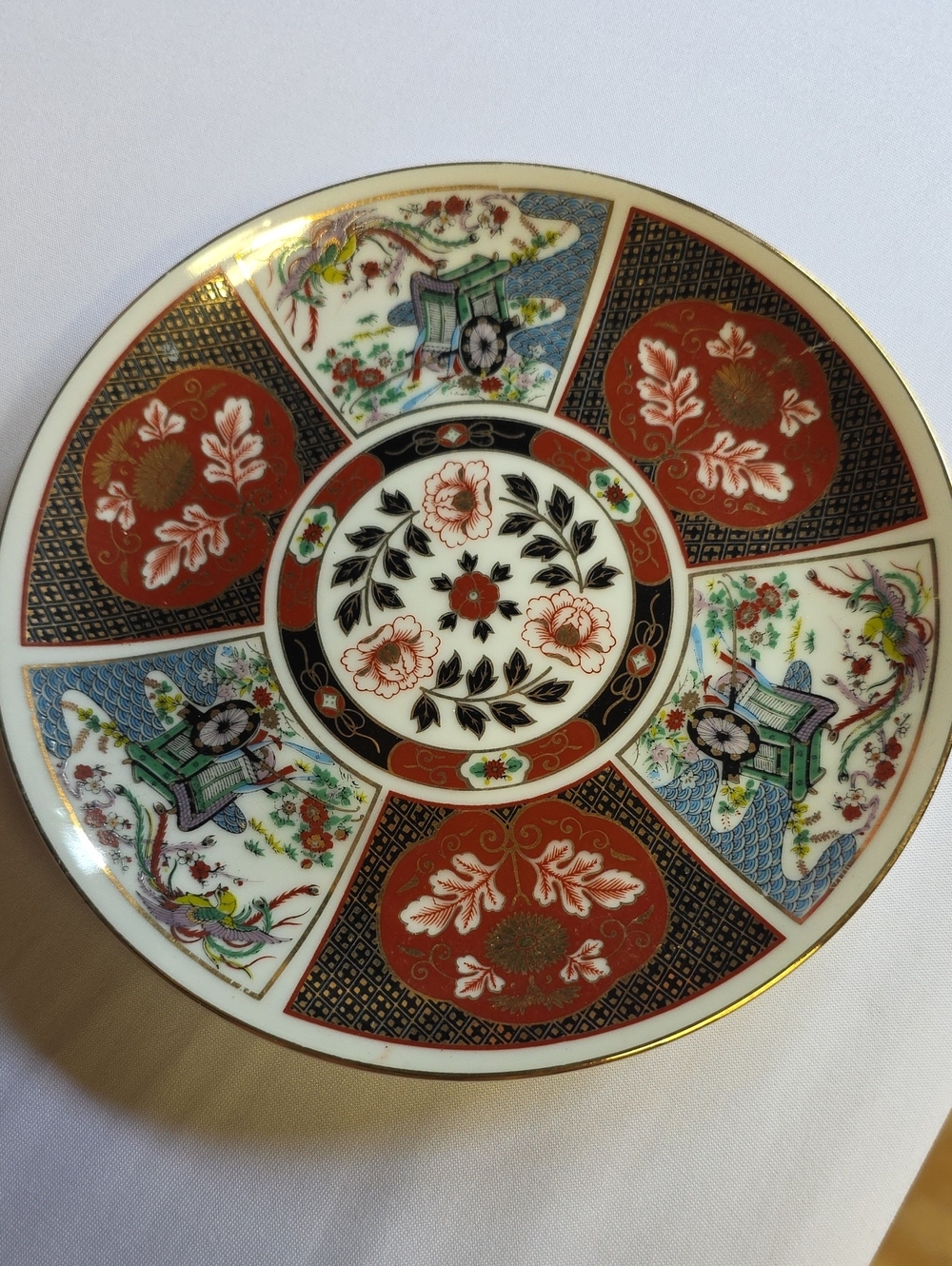 Vintage Japanese Imari Porcelain Plate
